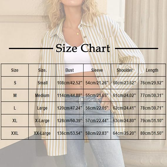 Women's Oversized Striped Shirt