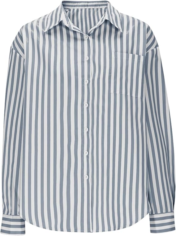 Women's Oversized Striped Shirt