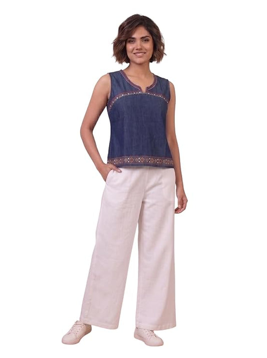 Women's Sleeveless Tunic Top