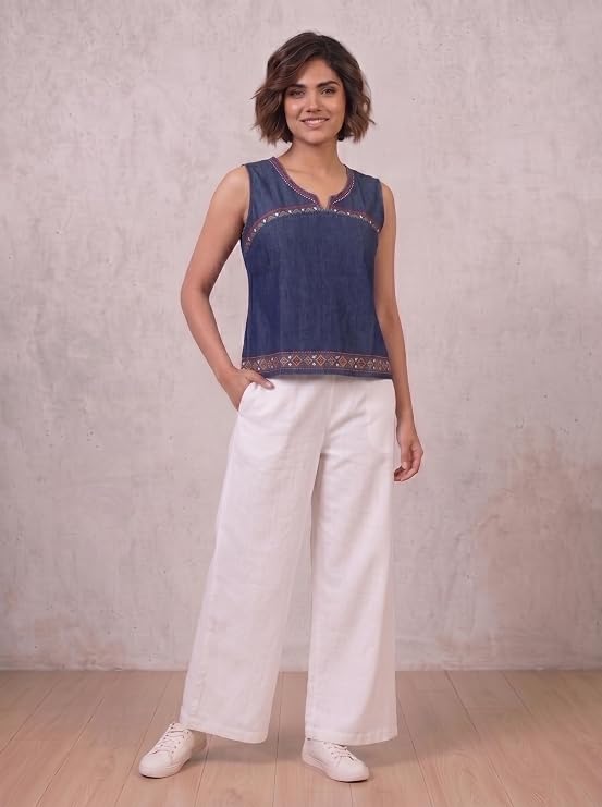 Women's Sleeveless Tunic Top