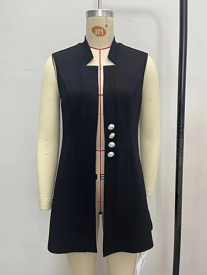 Women's Sleeveless Long Vest