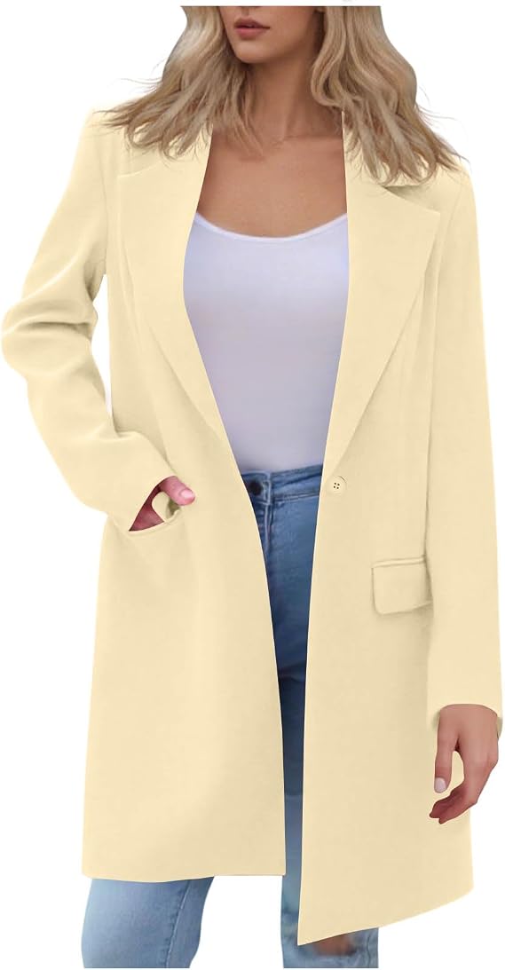 Women's Longline Blazer Coat